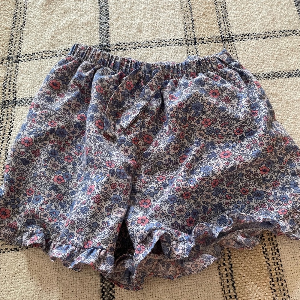 GAP High Waist Blue and Pink Shorts